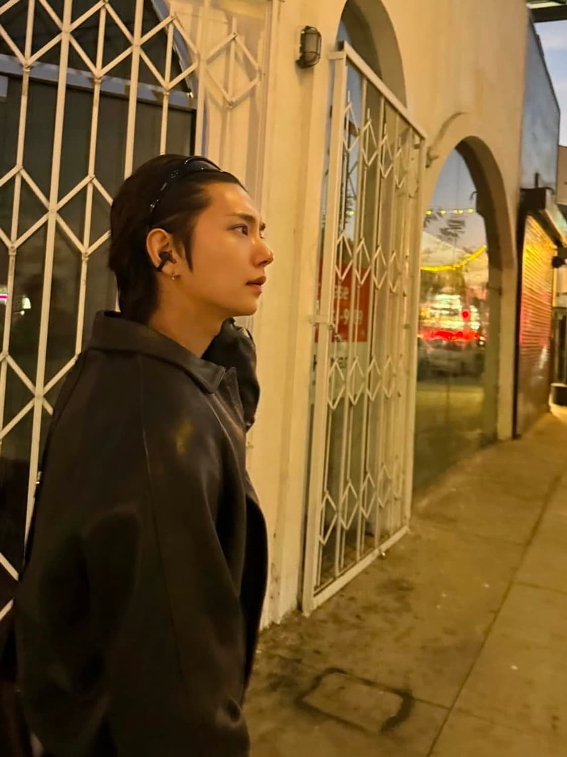 [OS] 렉토 오버사이즈 시어링 레더 가죽 무스탕 점퍼 자켓 상품이미지8