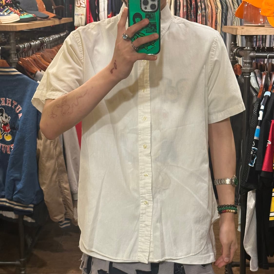 [HI] 폴로 랄프로렌 반팔 셔츠 화이트 상품이미지2