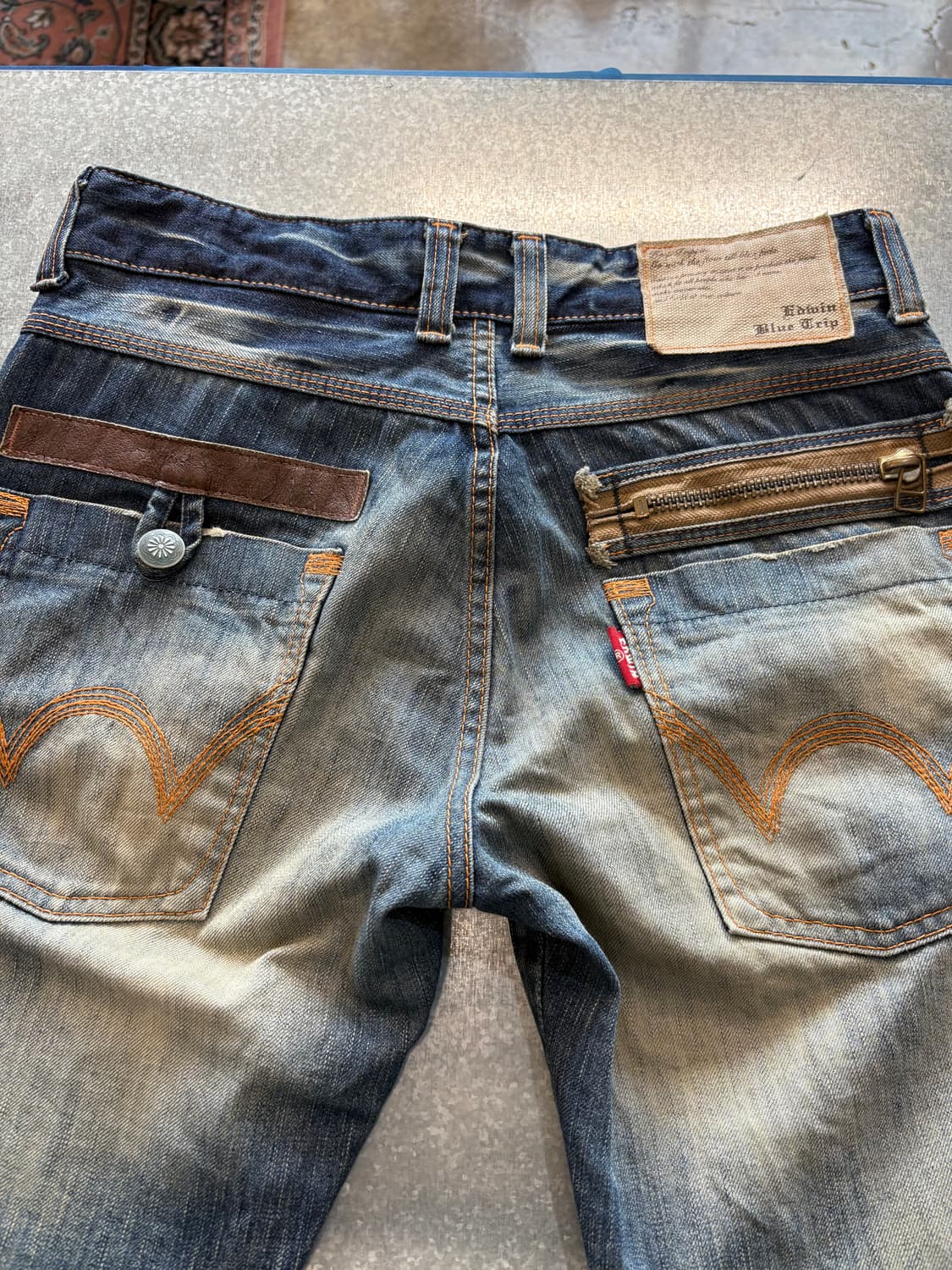 Edwin BLUE TRIP 503 워싱 데님 상품이미지3