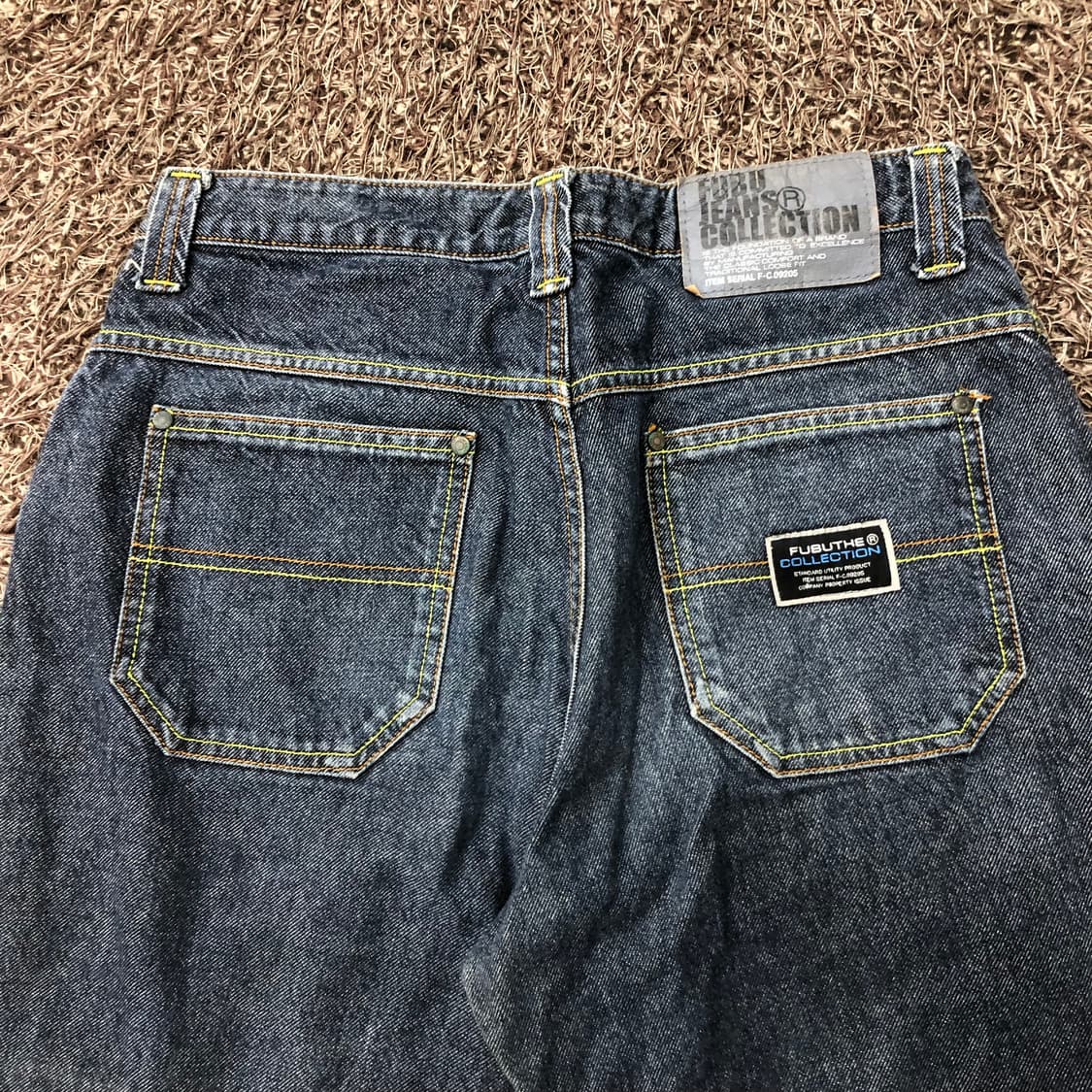 30 후부 올드스쿨 워싱 데님 팬츠 상품이미지4