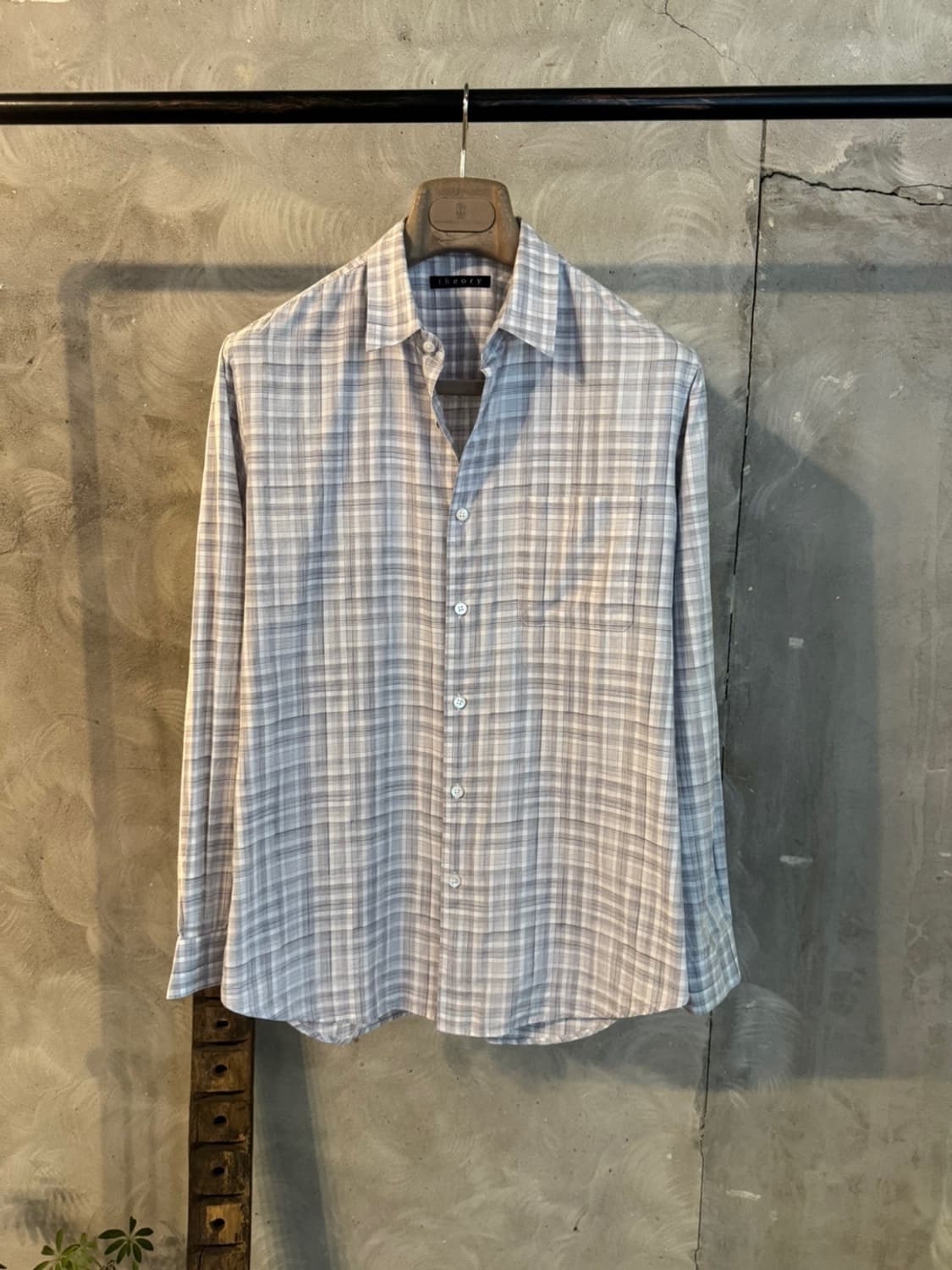 띠어리 체크 셔츠 100 상품이미지10