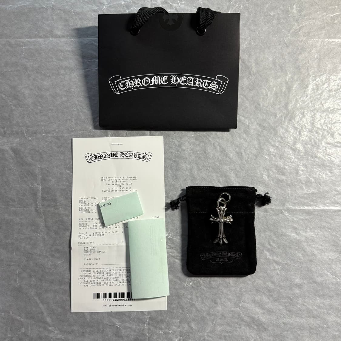 크롬하츠 더블 크로스 위드 베일 펜던트 상품이미지7