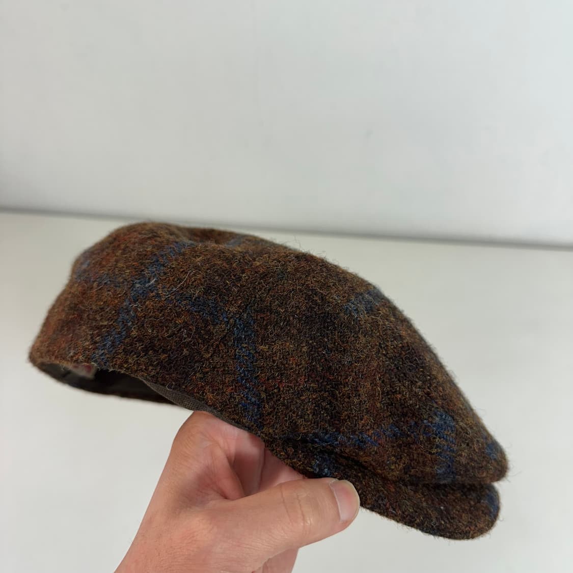 58 해리스트위드 체크 헌팅캡 상품이미지5