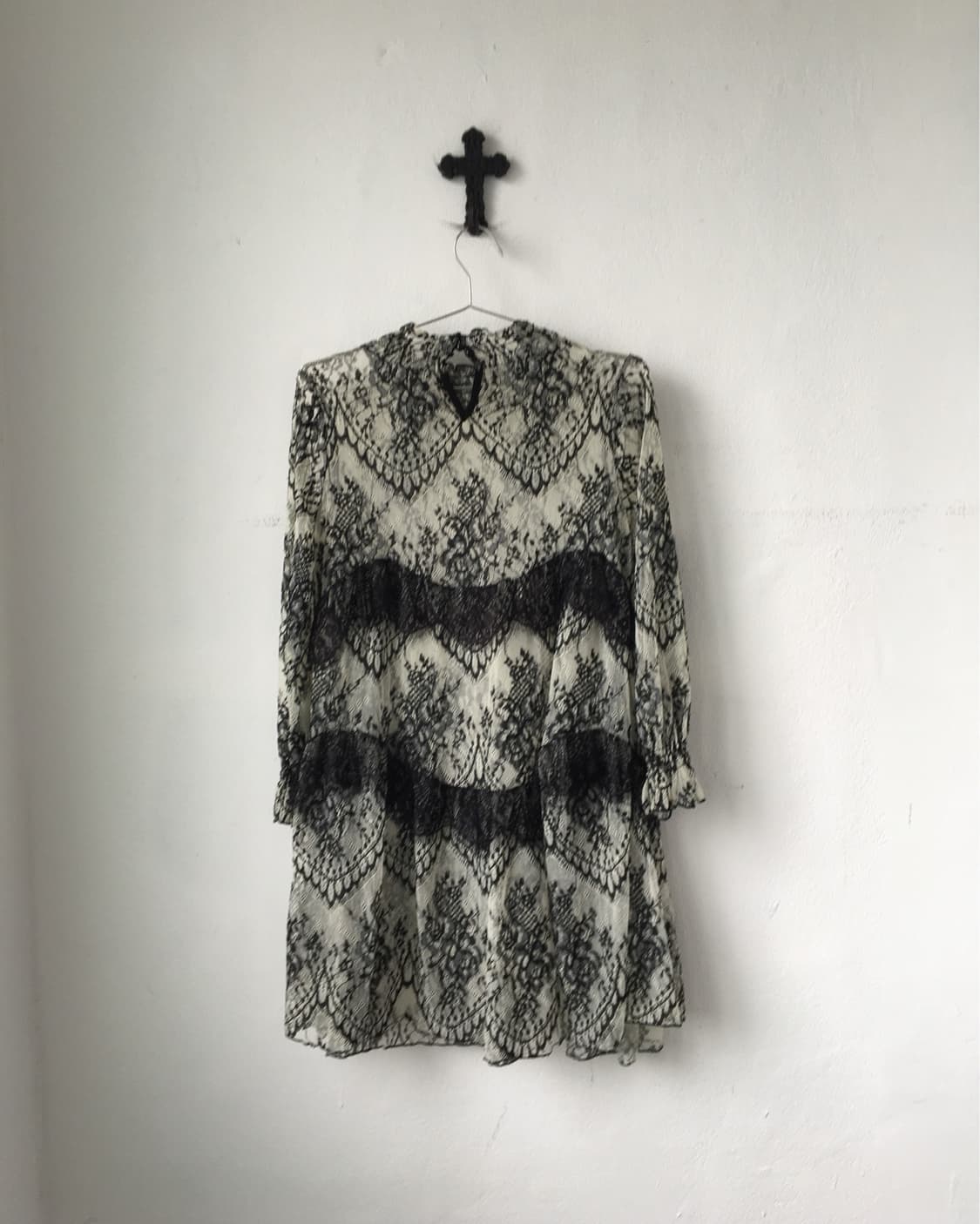 Lace see through onepiece 상품이미지3