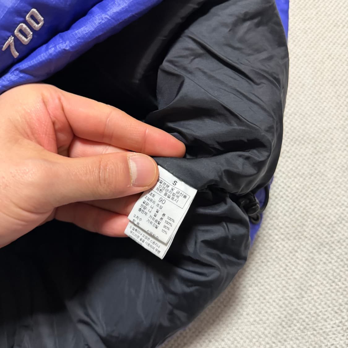 노스페이스 700 눕시 패딩조끼 상품이미지4