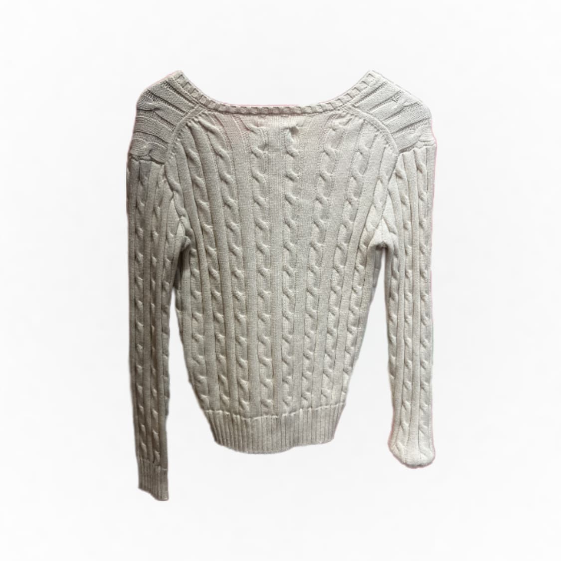 폴로랄프로렌 화이트 꽈베기 니트 상품이미지2