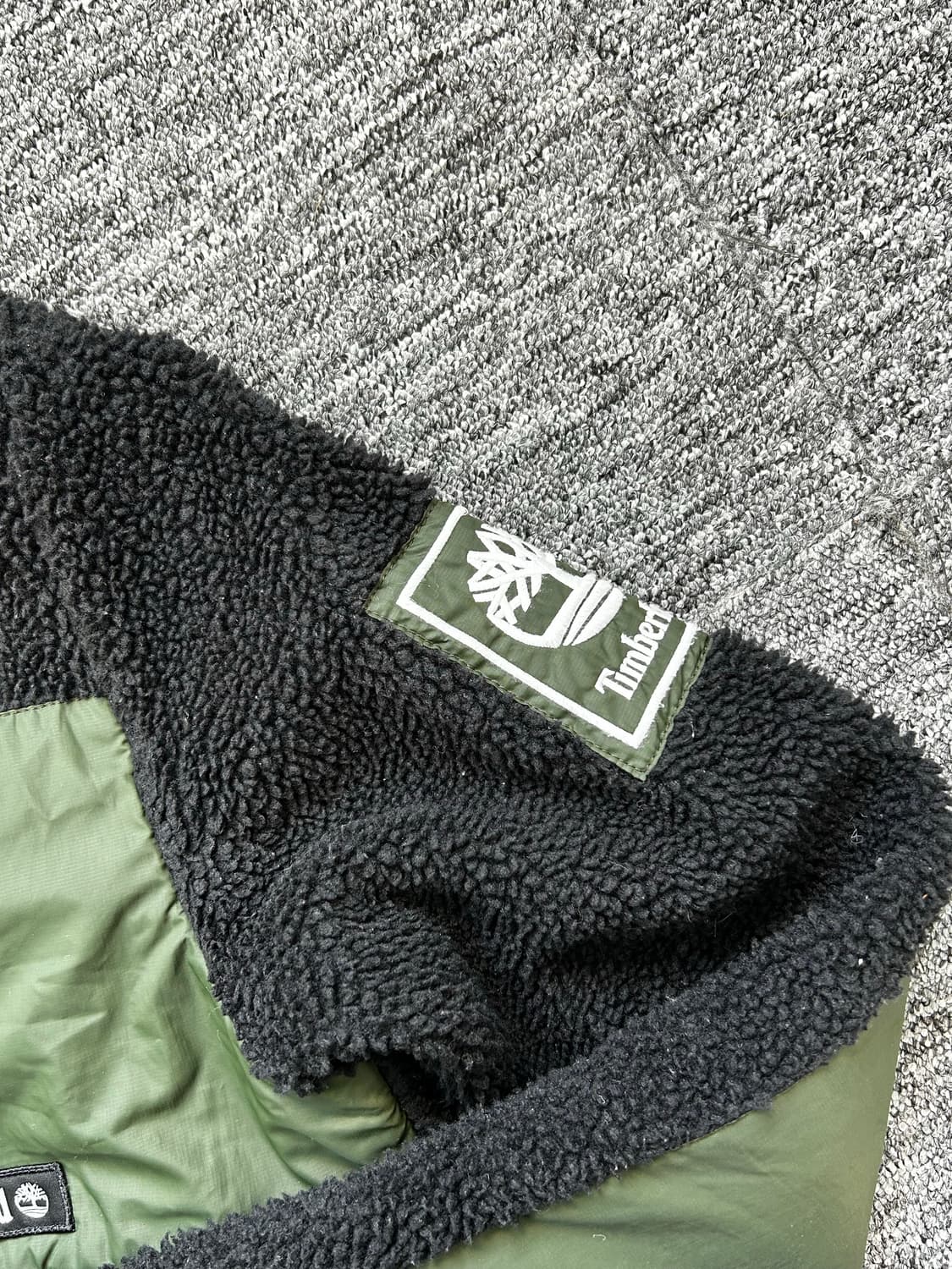 팀버랜드 셰르파 카키 플리스 자켓 L 상품이미지6