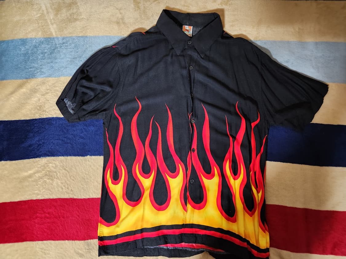 불꽃 flame 셔츠 L 상품이미지1
