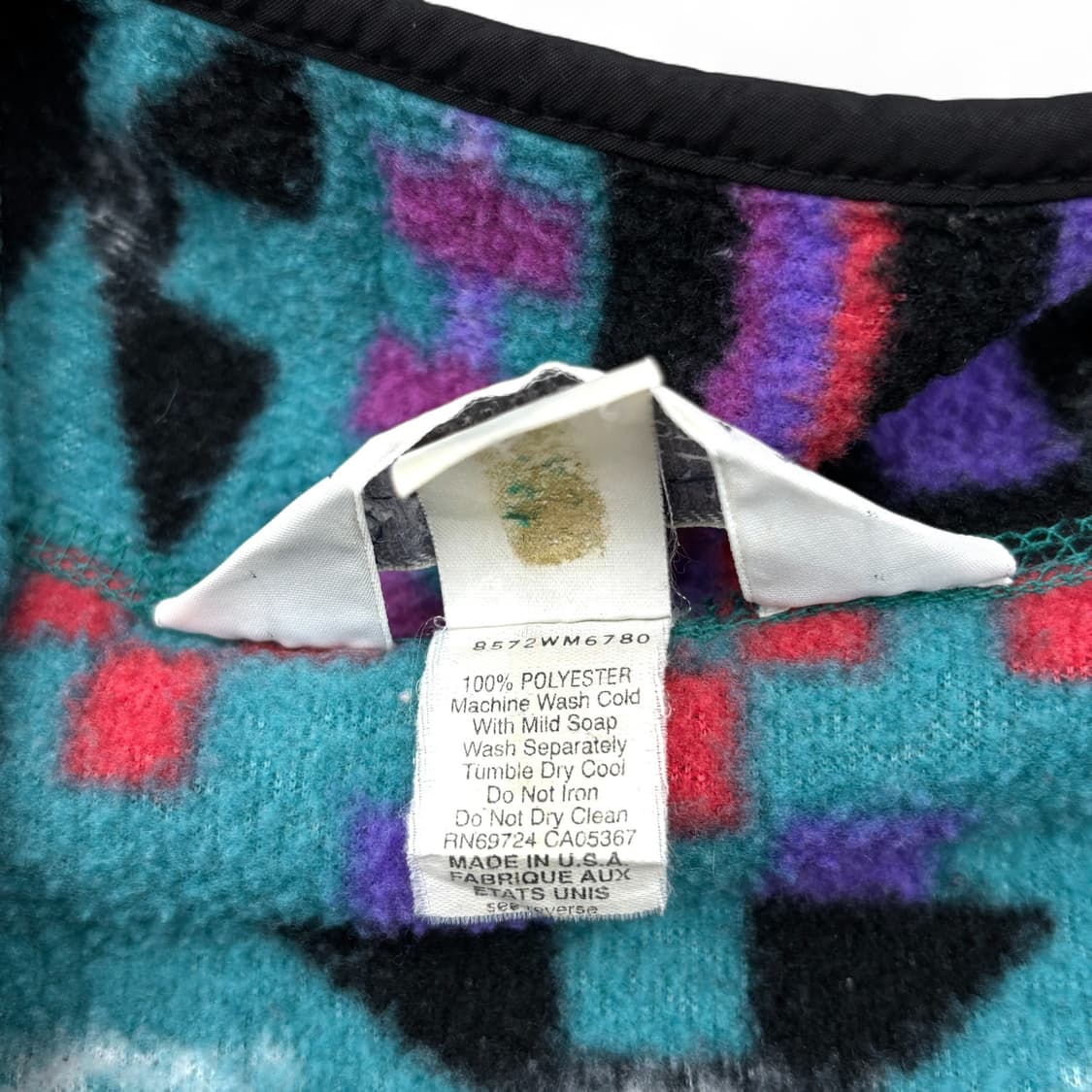 90's 컬럼비아 하프 집 플리스 상품이미지6