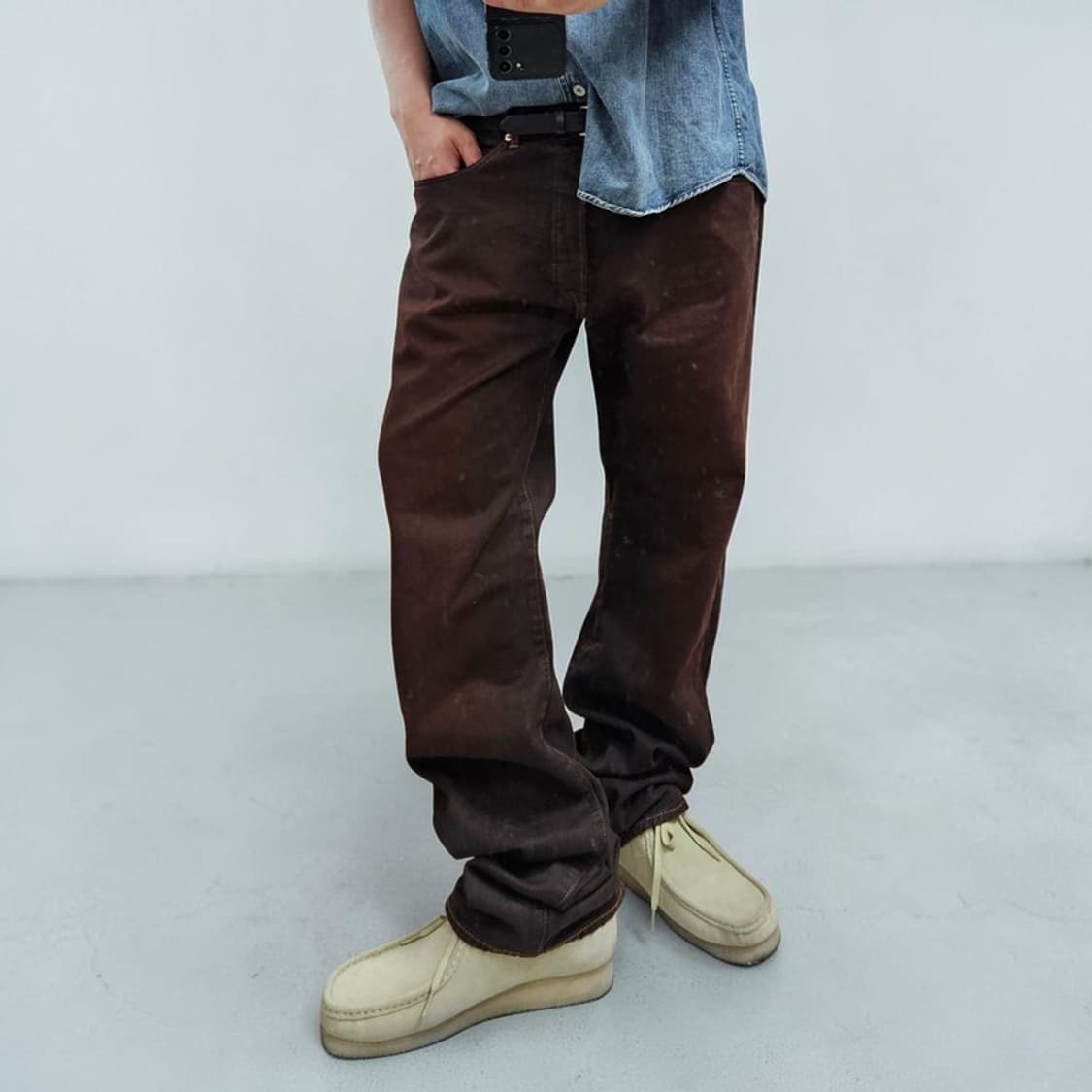 리바이스 501 오버다이 청바지 데님팬츠 38 M0330 상품이미지1