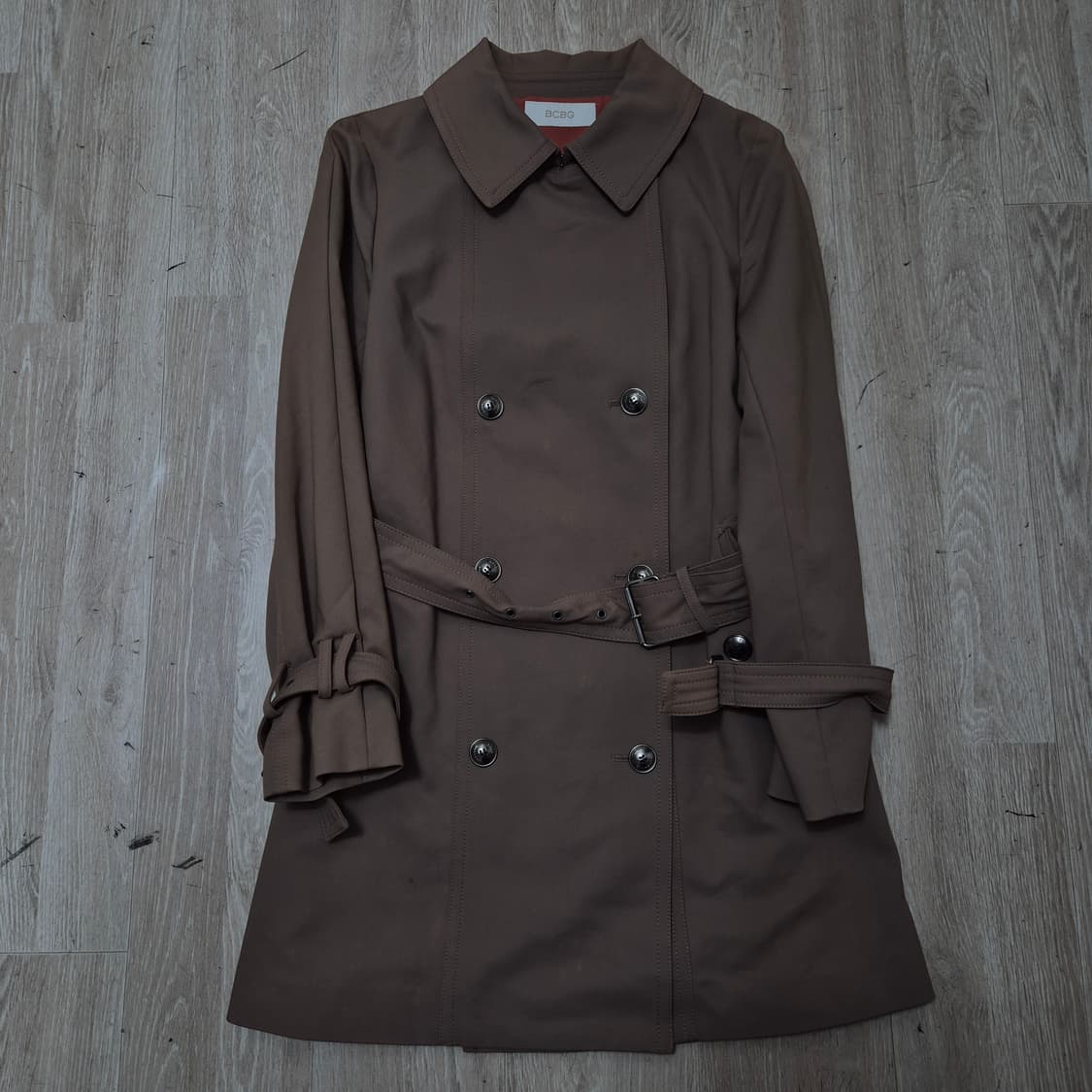 BCBG 비씨비지 여성 벨트 더블 트렌치코트 85-94-155 상품이미지1