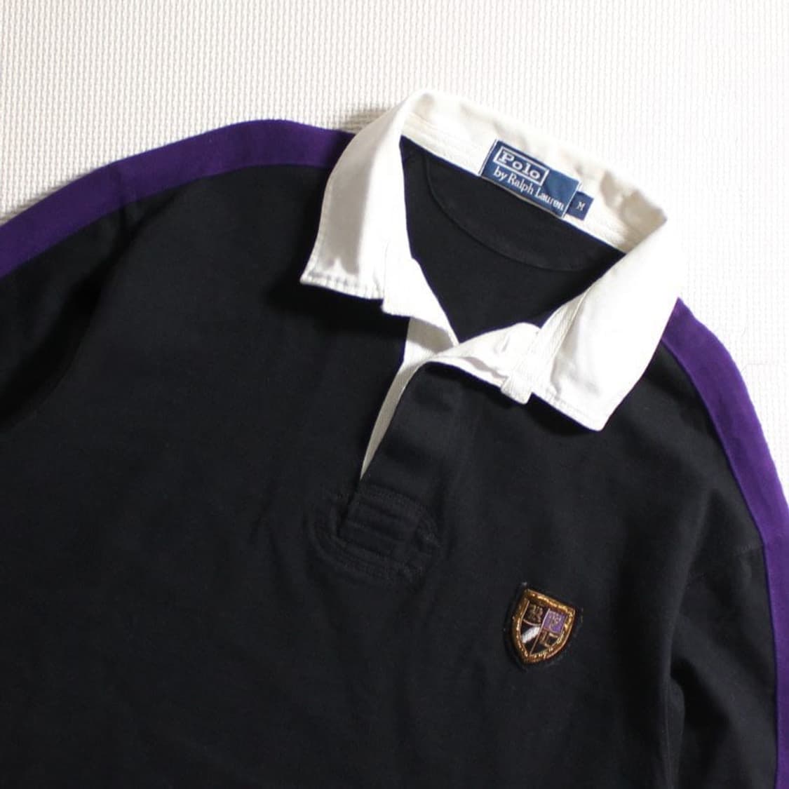 Polo 폴로 랄프로렌 퍼플배색 럭비 셔츠 상품이미지4