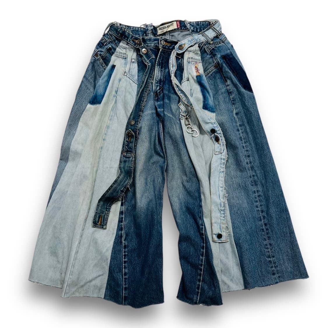 리바이스 다중 리메이크 와이드 빈티지 데님 팬츠 상품이미지1