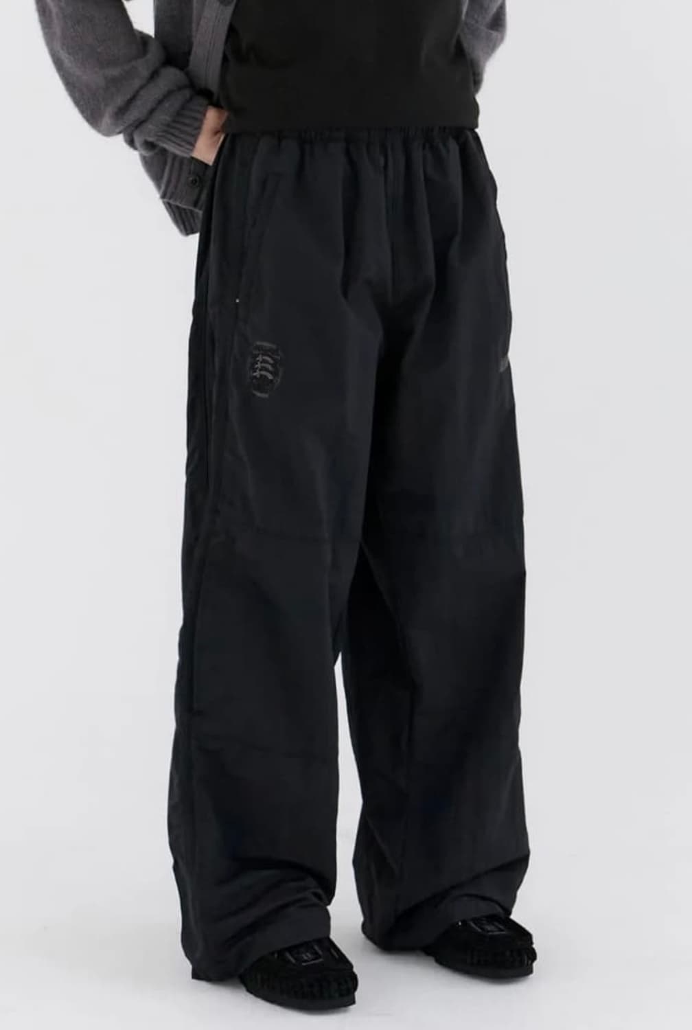 폴리테루X노매뉴얼 트랙팬츠 Sports블랙 3사이즈! 상품이미지1