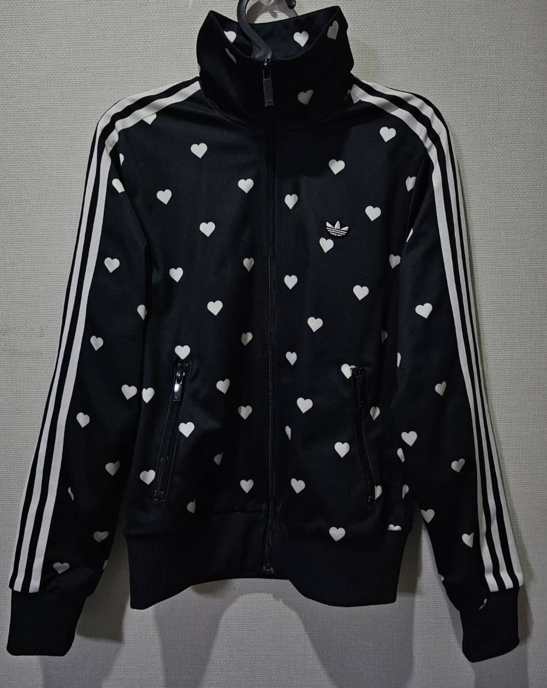 아디다스 여자 하트 도트 트랙탑 져지집업 95~100 상품이미지1