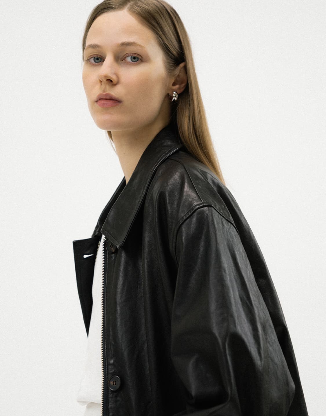 90s tessa leather jacket(램스킨) 상품이미지5