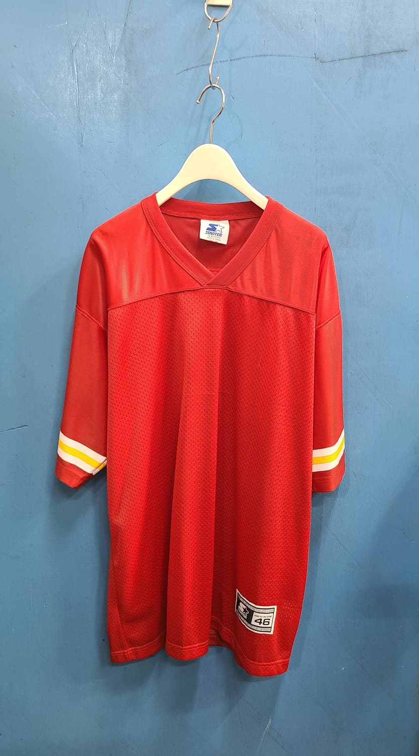 90s 스타터 빈티지 풋볼져지 블록코어 상품이미지4