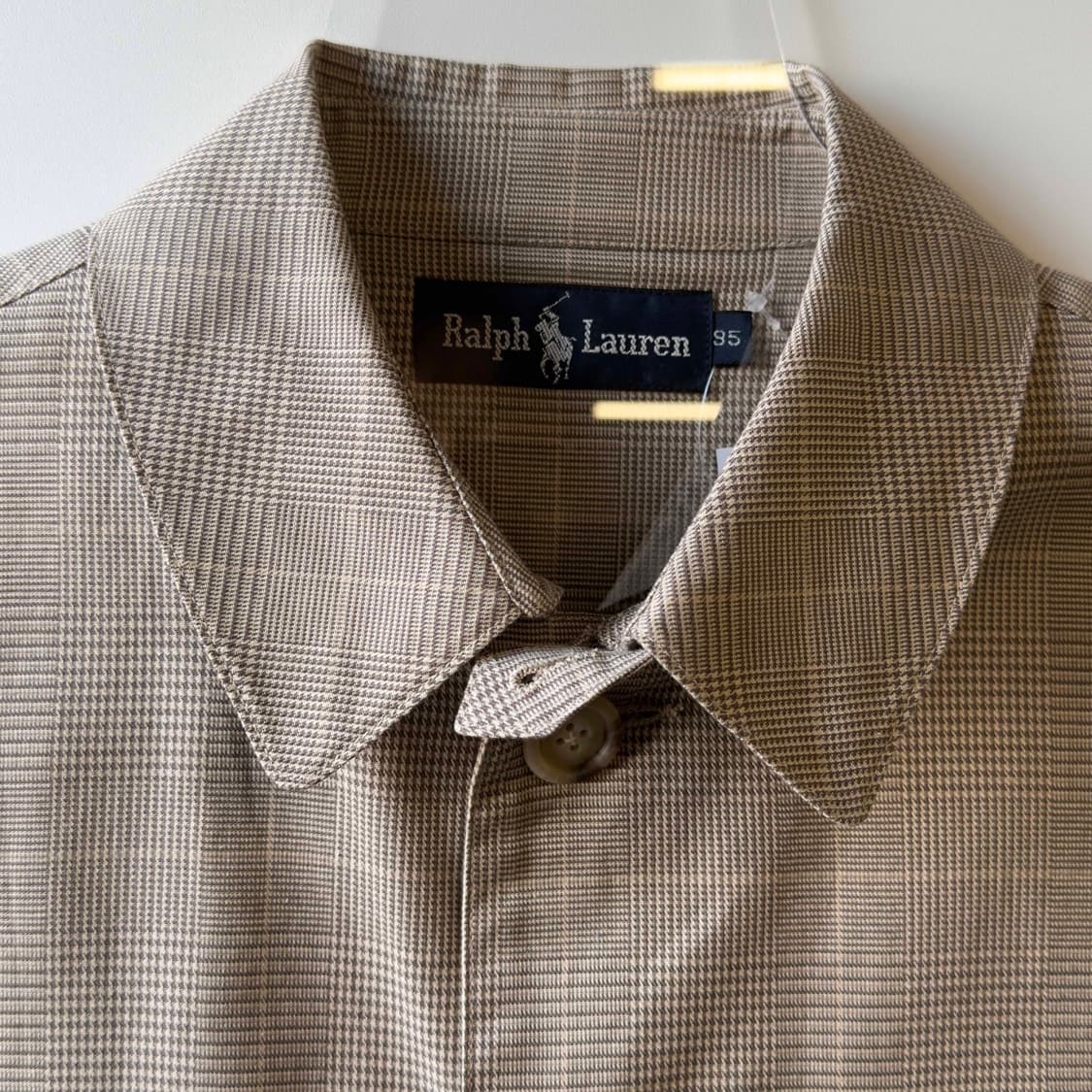 90s 폴로 랄프로렌 체크 코트 상품이미지2