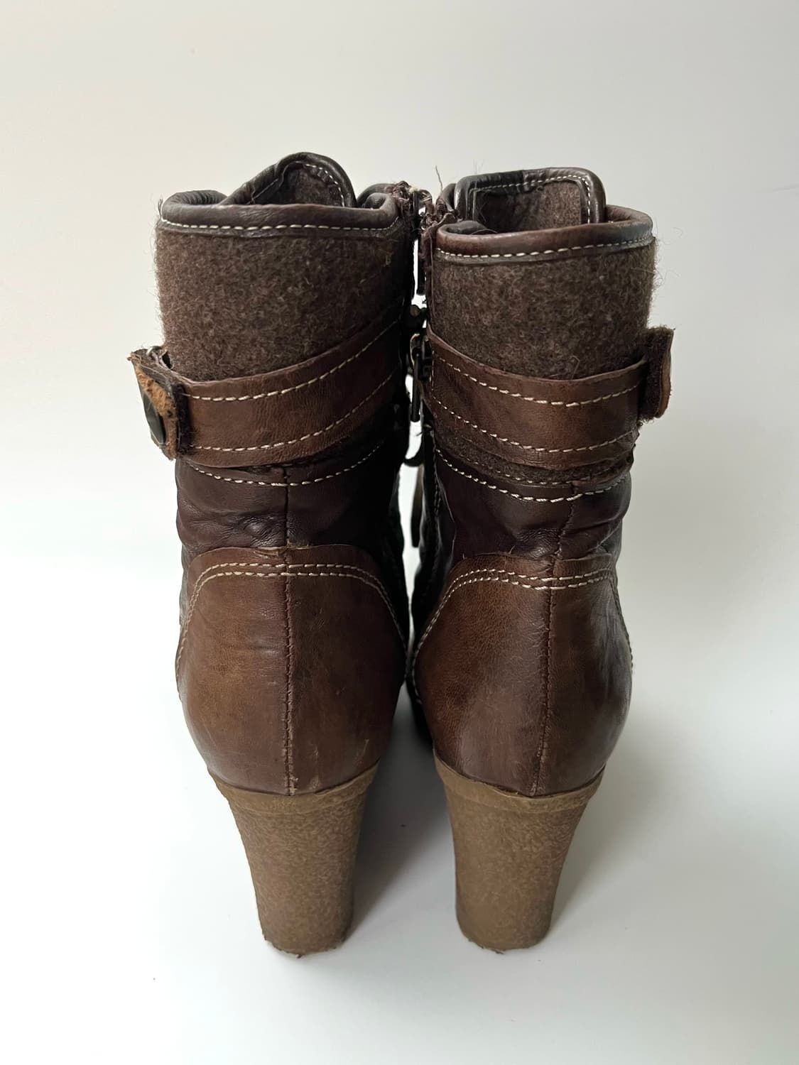 Vintage wedge boots 상품이미지4