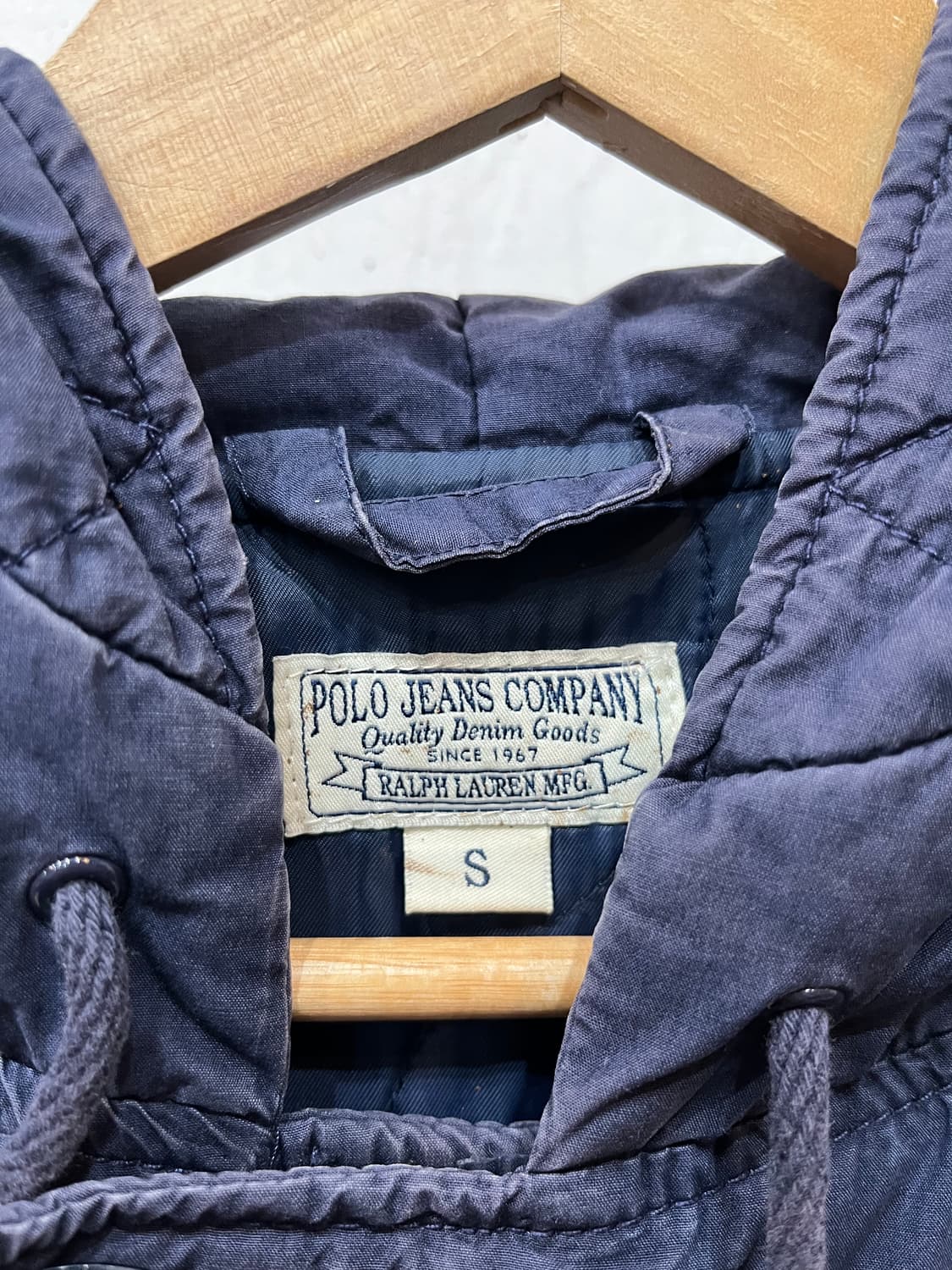 폴로진스 성조기 야상 자켓 네이비  상품이미지6