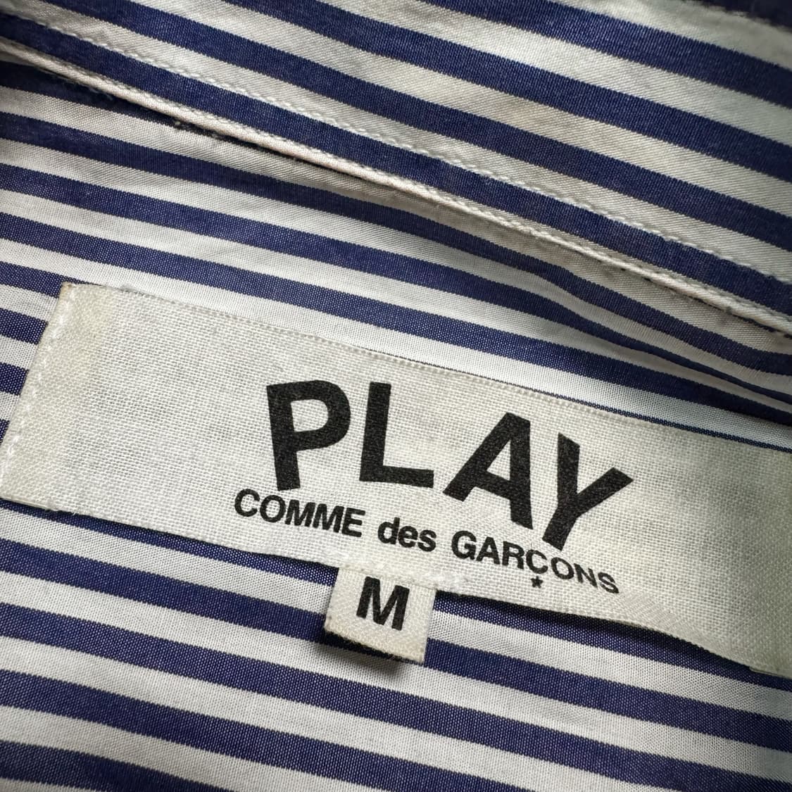 Name : 꼼데가르송 블랙와펜 스트라이프 셔츠 :)  상품이미지3