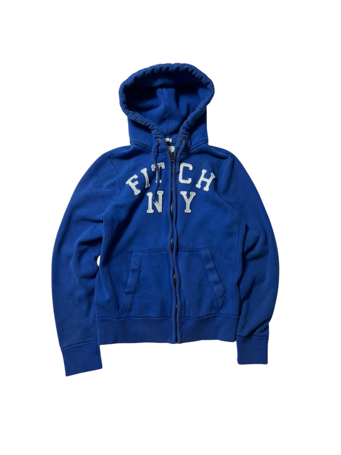 아베크롬비 피치 블루로고 후드집업 L 상품이미지1