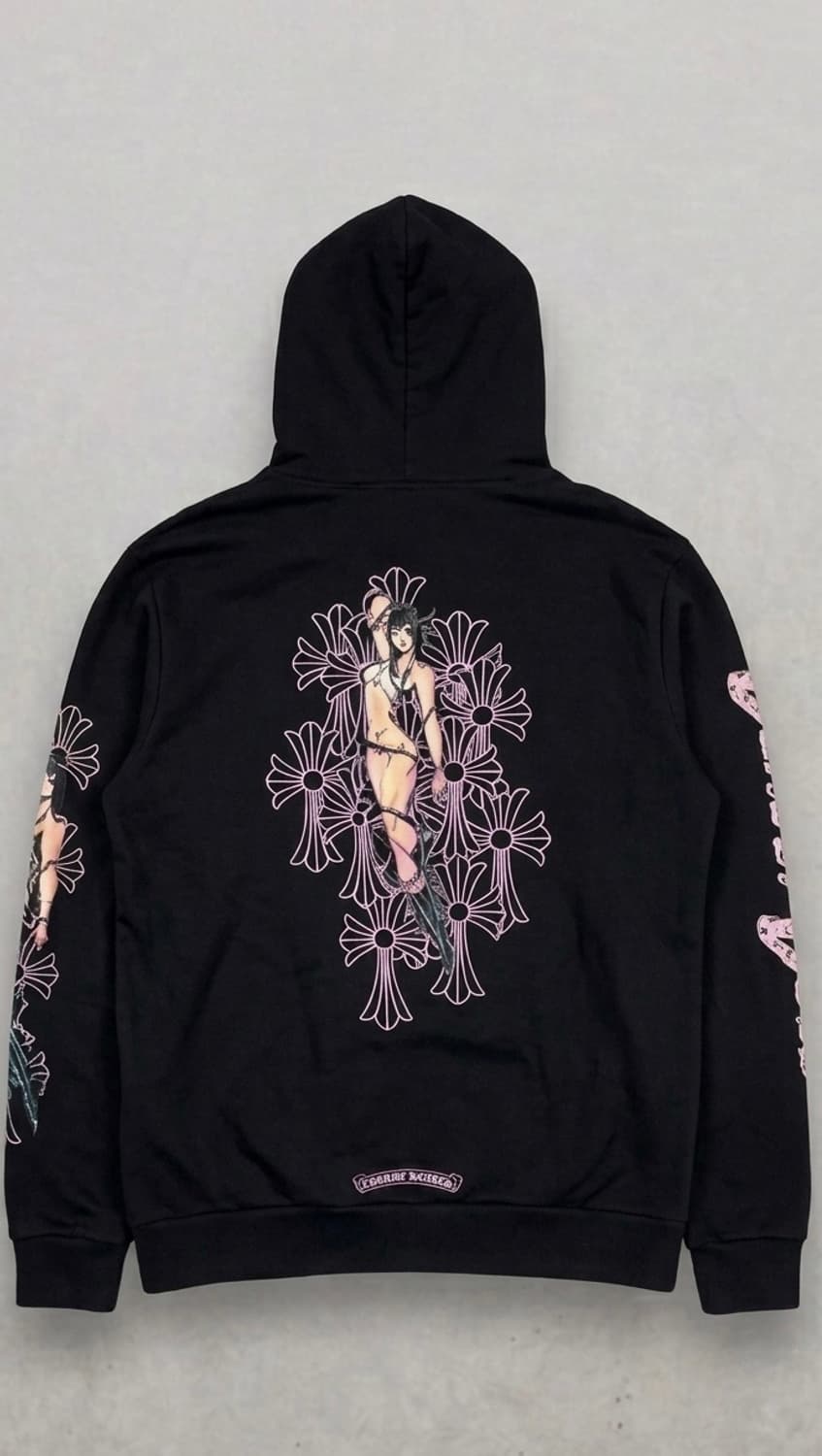 [L]크롬하츠 데들리돌 후드집업 상품이미지1