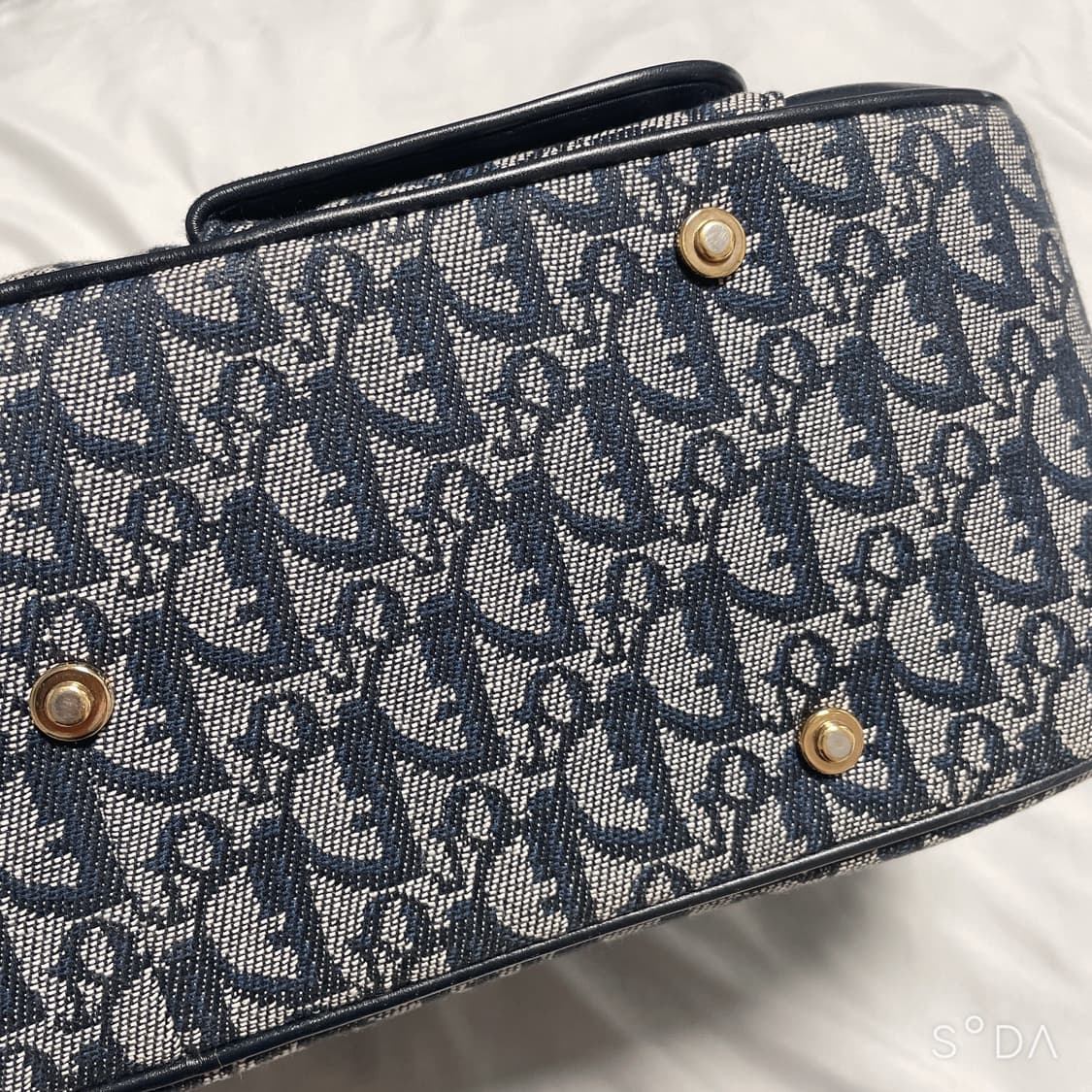 디올 트로터 오블리크 토트백 네이비 상품이미지4