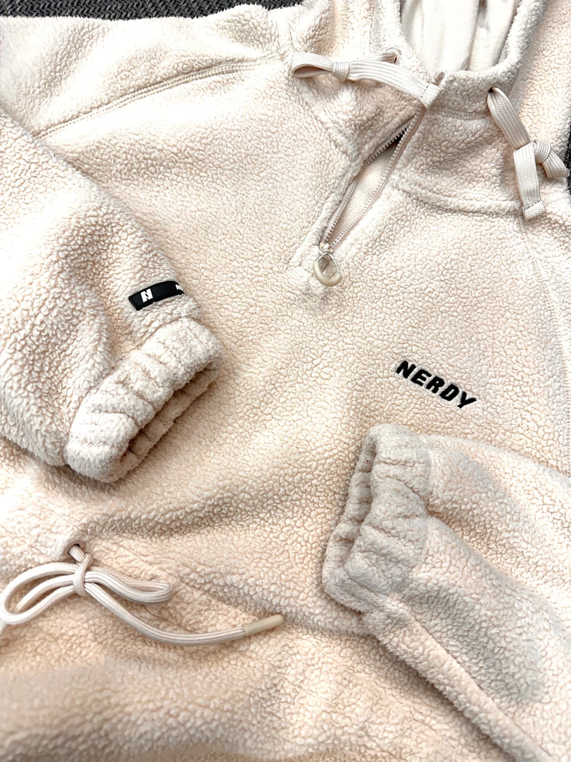 널디 후리스 원피스 S 상품이미지4