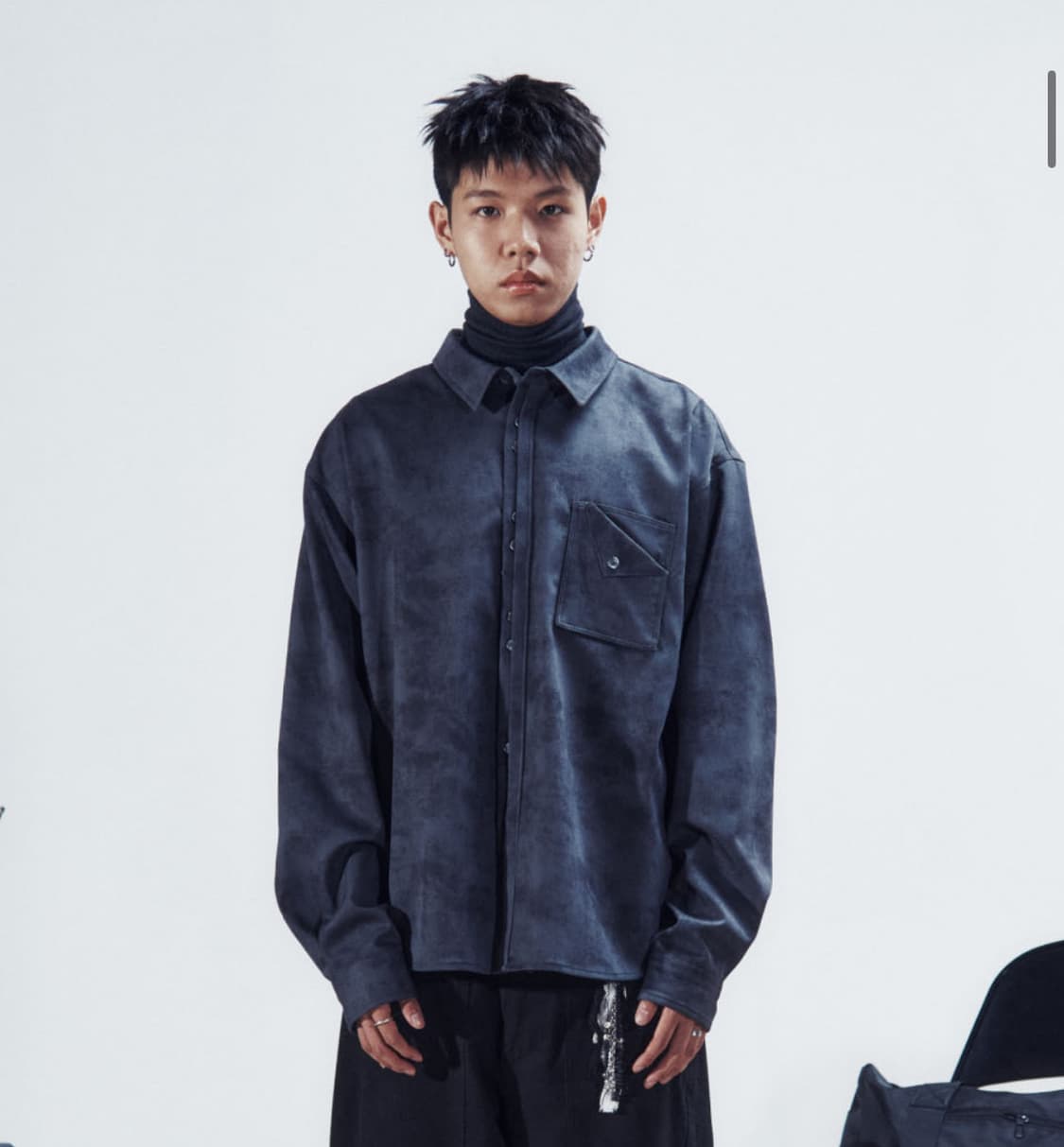노드랩스 DEV:7 FADE TONE SHIRT_DARK GREY 상품이미지3