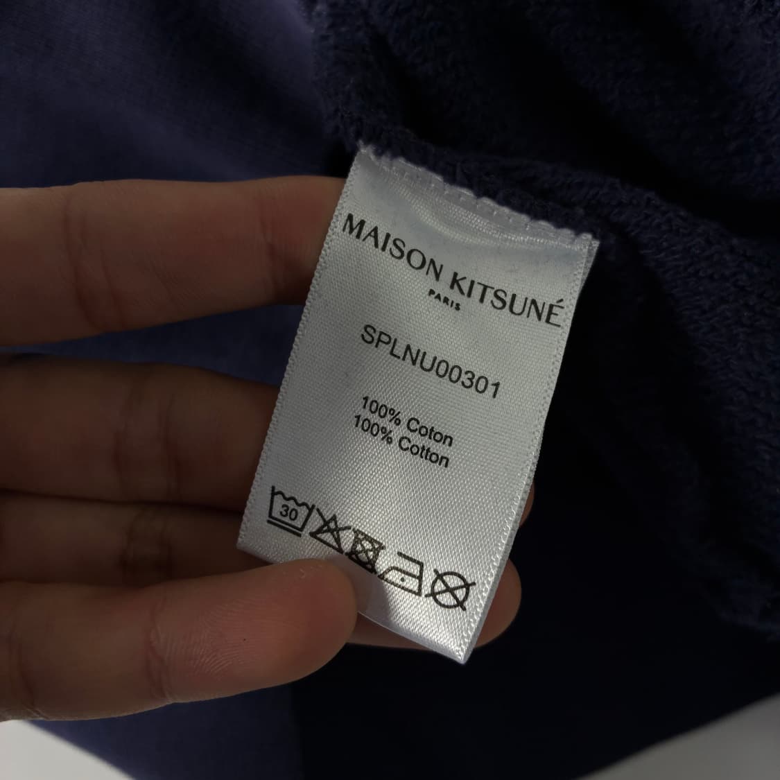 Maison Kitsune  메종키츠네 라인프렌즈 코튼 스몰패치 맨투맨 상품이미지5