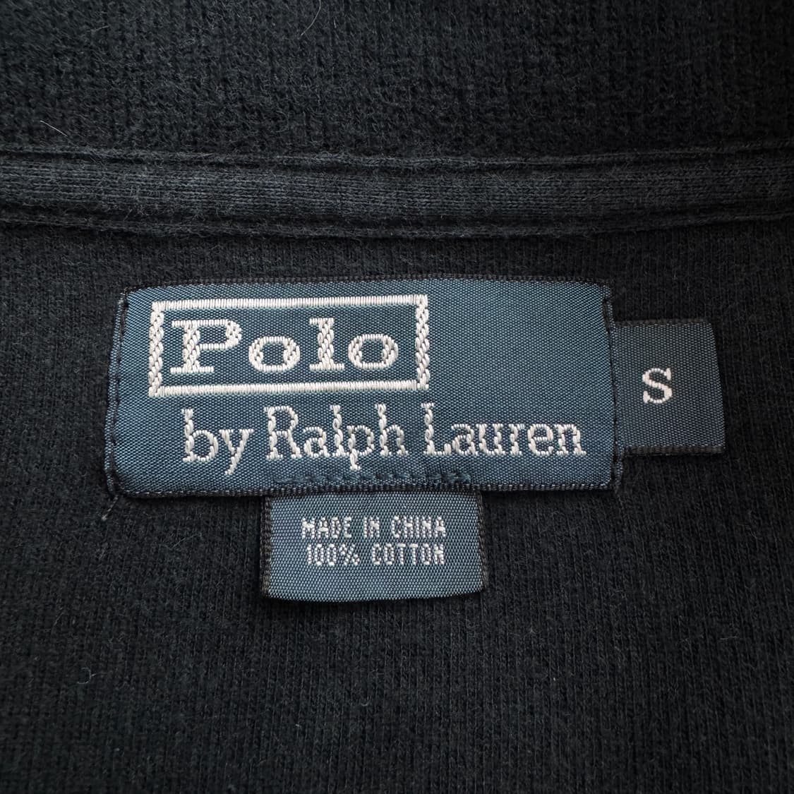 폴로 포니 아노락 반집업 니트 블랙 상품이미지5