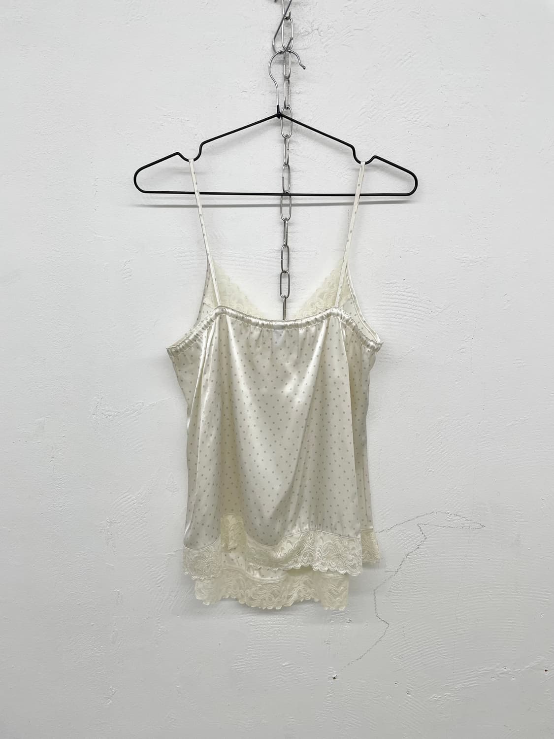 도트 새틴 레이스 슬립 상품이미지6