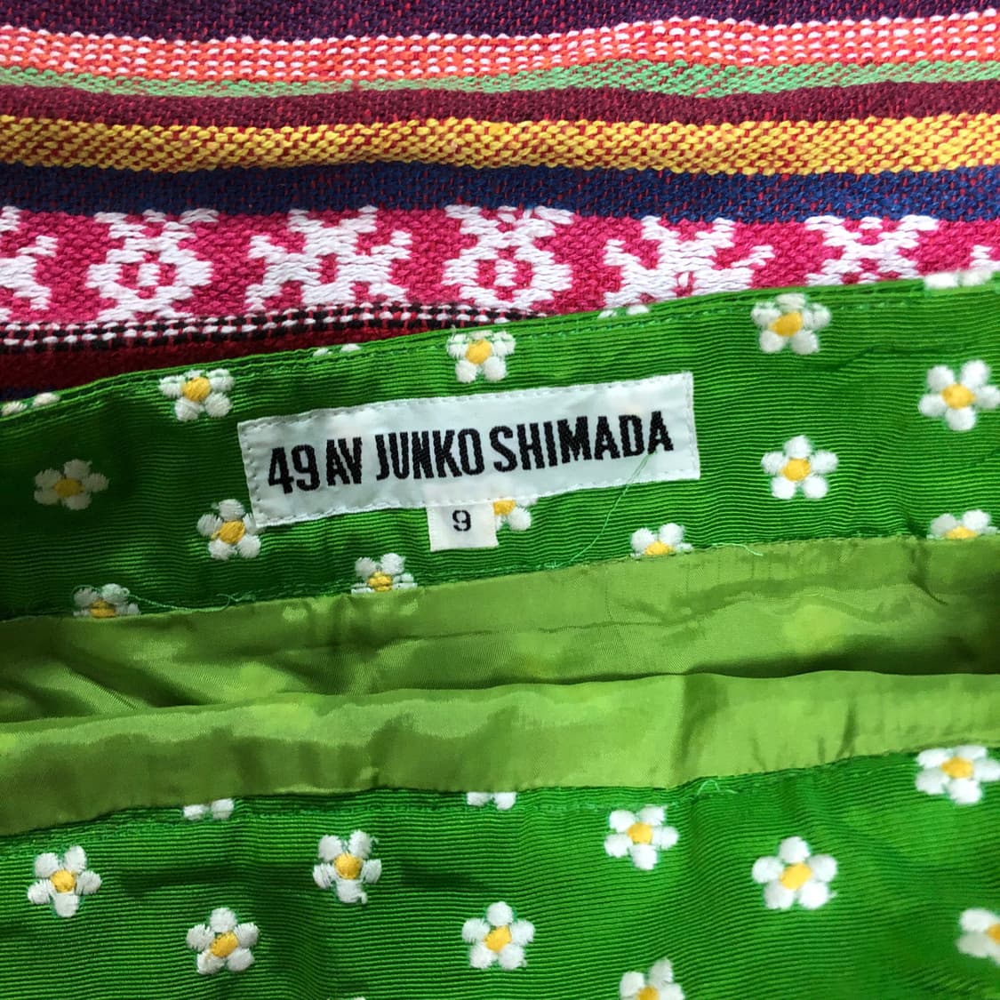 플라워 패턴 미니 스커트 상품이미지3