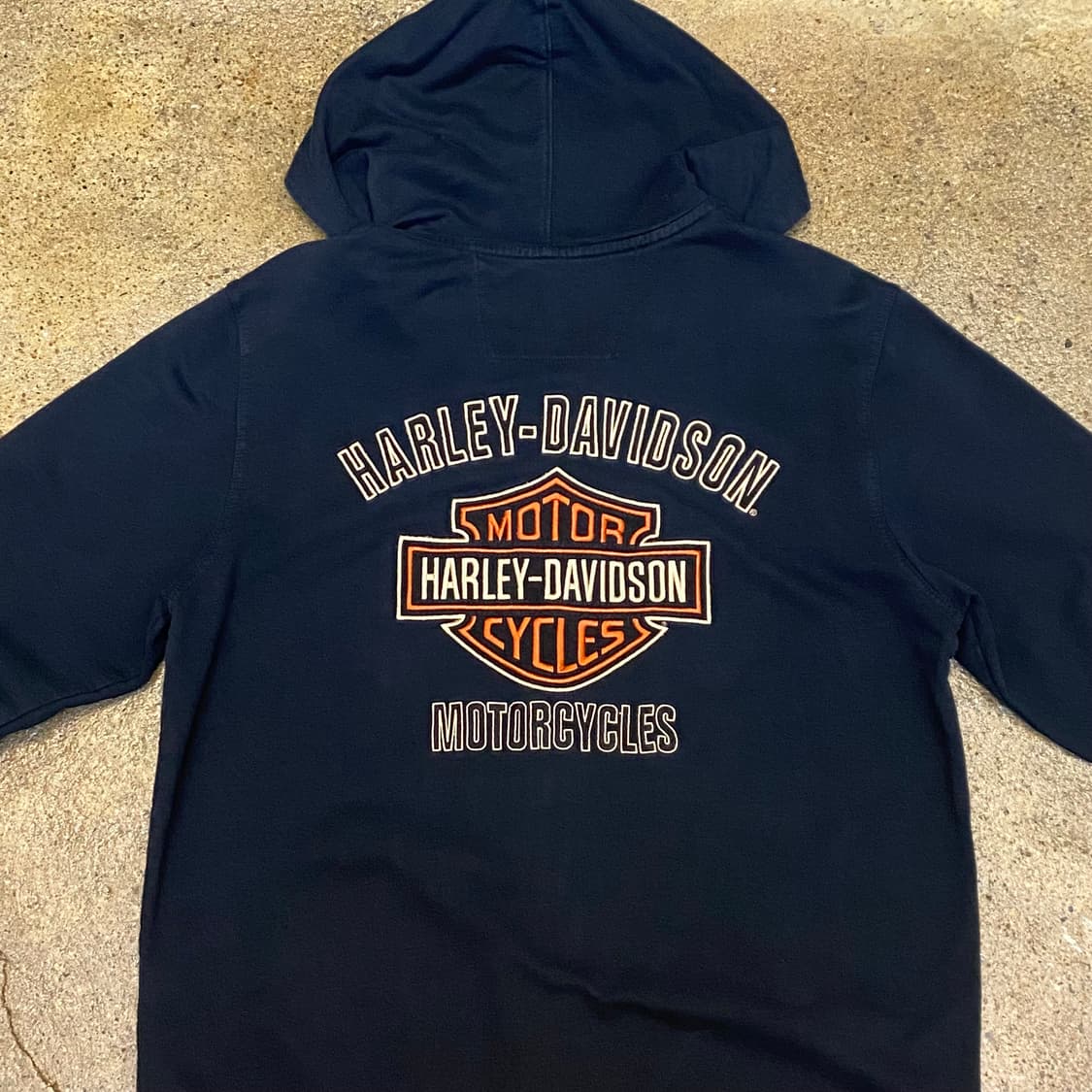미국 빈티지 할리 데이비슨 로고 후드집업 후드티 상품이미지3