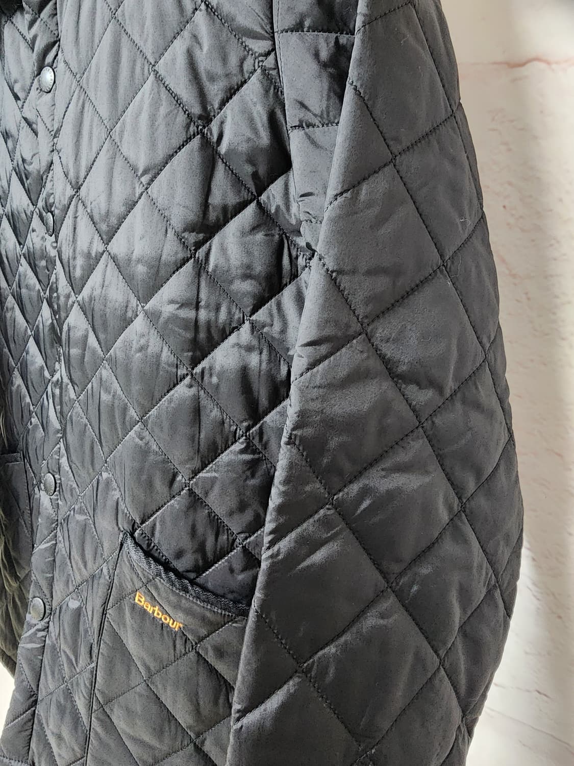 바버 블랙 퀼팅 자켓 상품이미지3