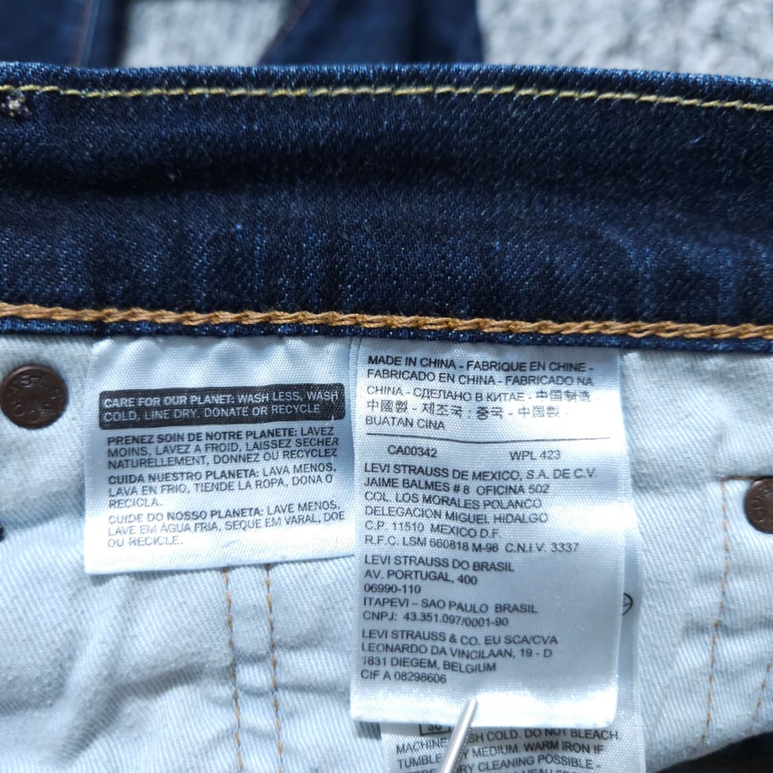 리바이스510) 34/34 남자 슬림청바지 / 왕눈이샵 상품이미지8