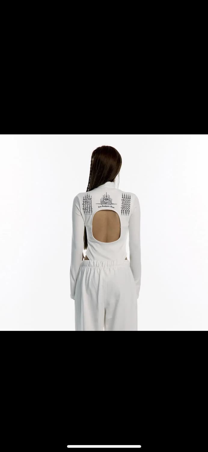 카시코 얀트라 백홀 바디수트 화이트 상품이미지1