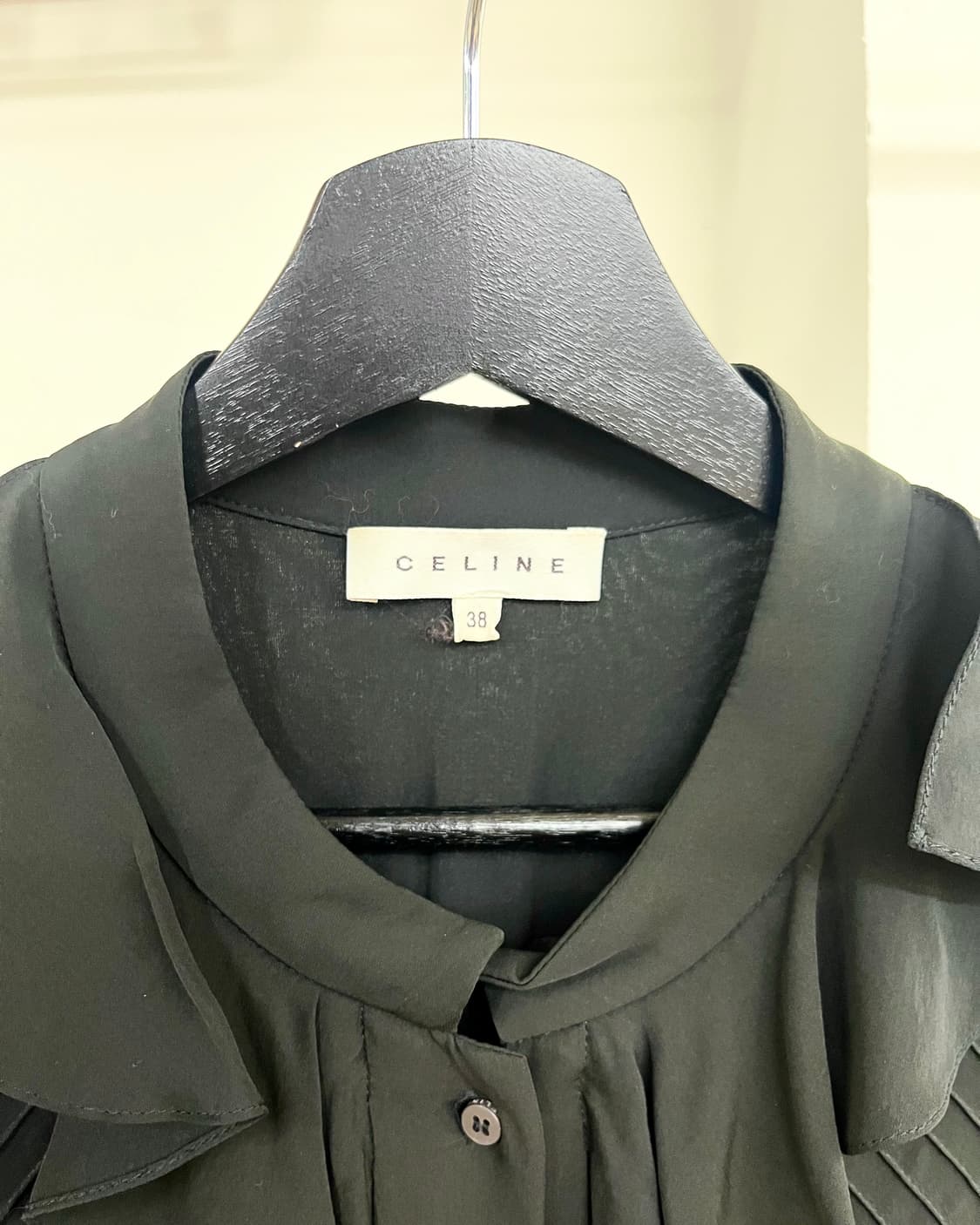 셀린느 블랙 실크 드레스 상품이미지7