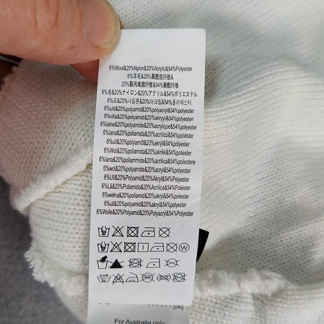 오클리 로고 방울 비니 블루 화이트 상품이미지7