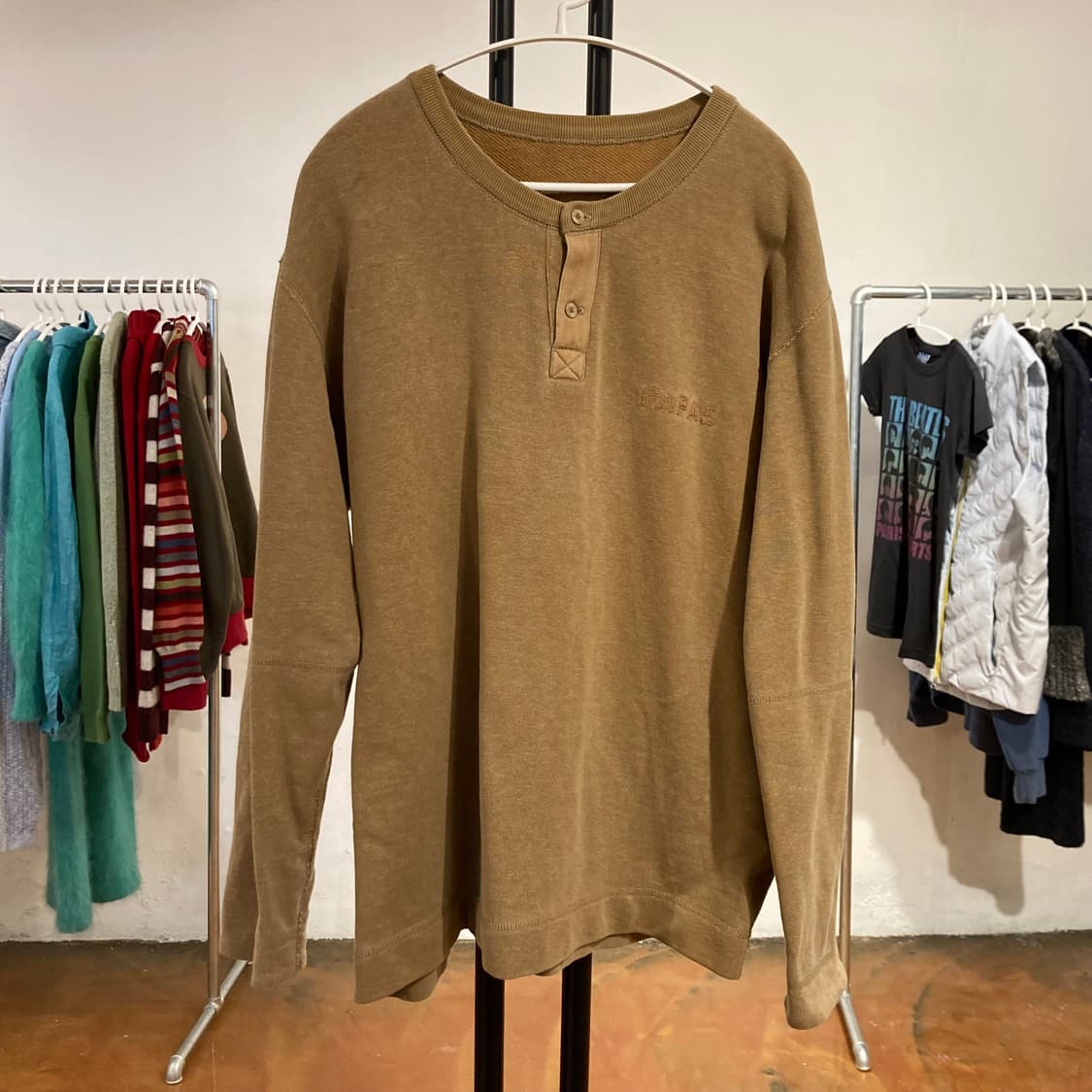 빈티지 헨리넥 코튼 스웨트셔츠 상품이미지6