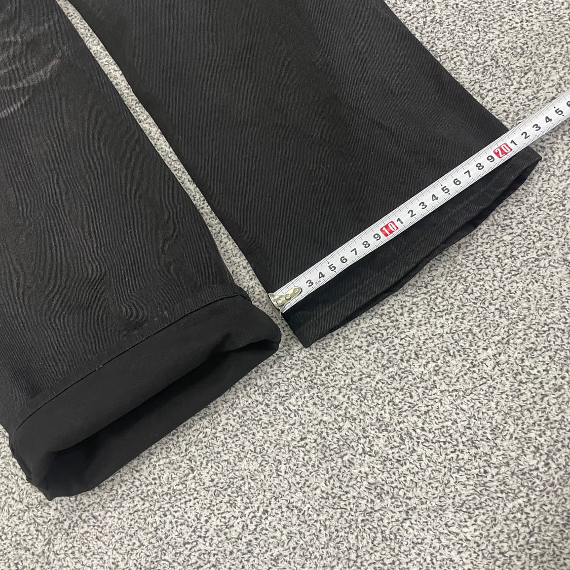 엘무드 빈티지 블랙 데님 팬츠 0105HS1 상품이미지6