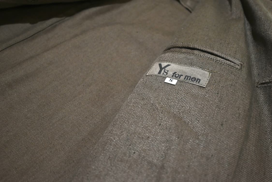 80s Y’s for men linen mandarin collar  상품이미지6
