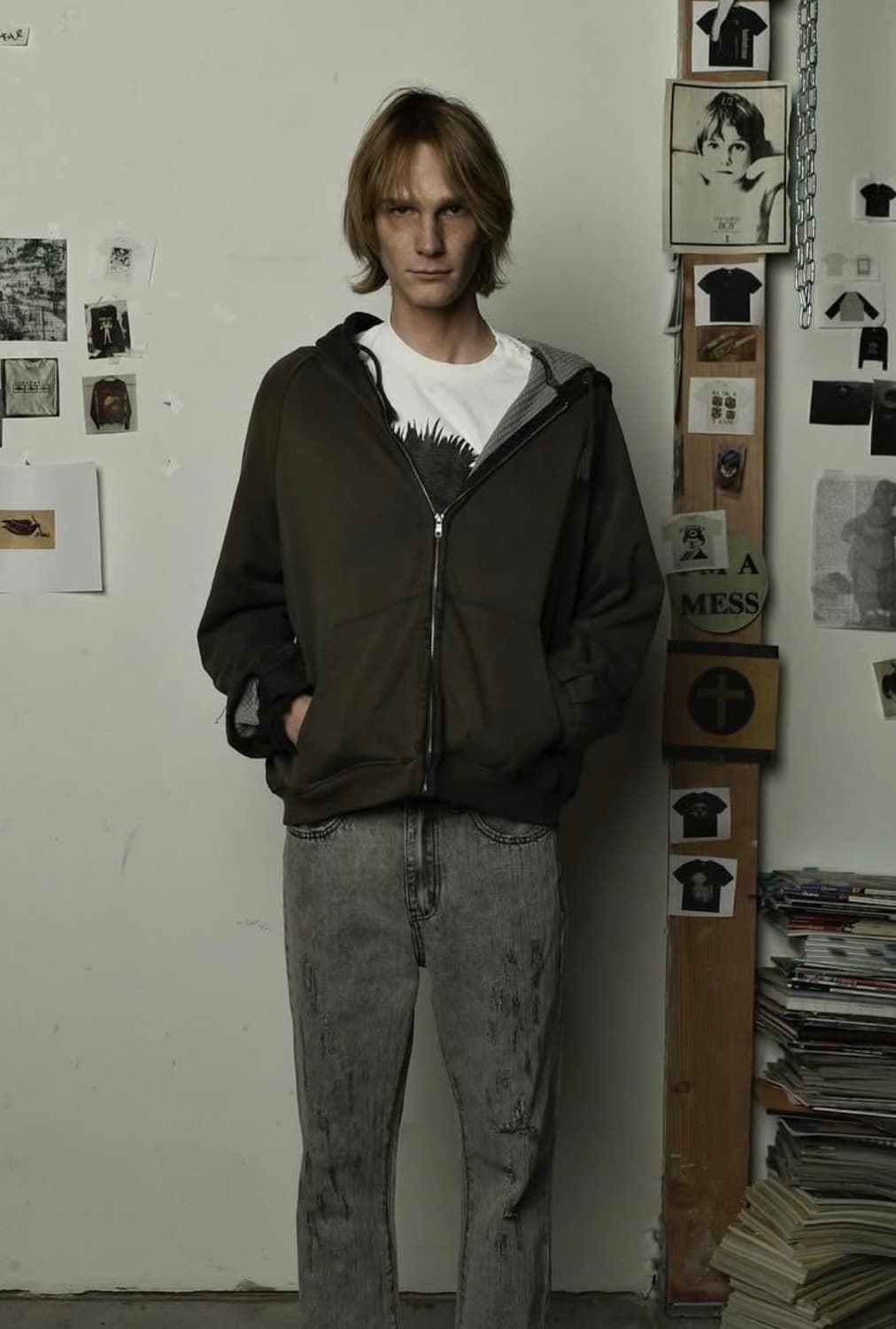 basketcase gallery hench thermal zip L 상품이미지3