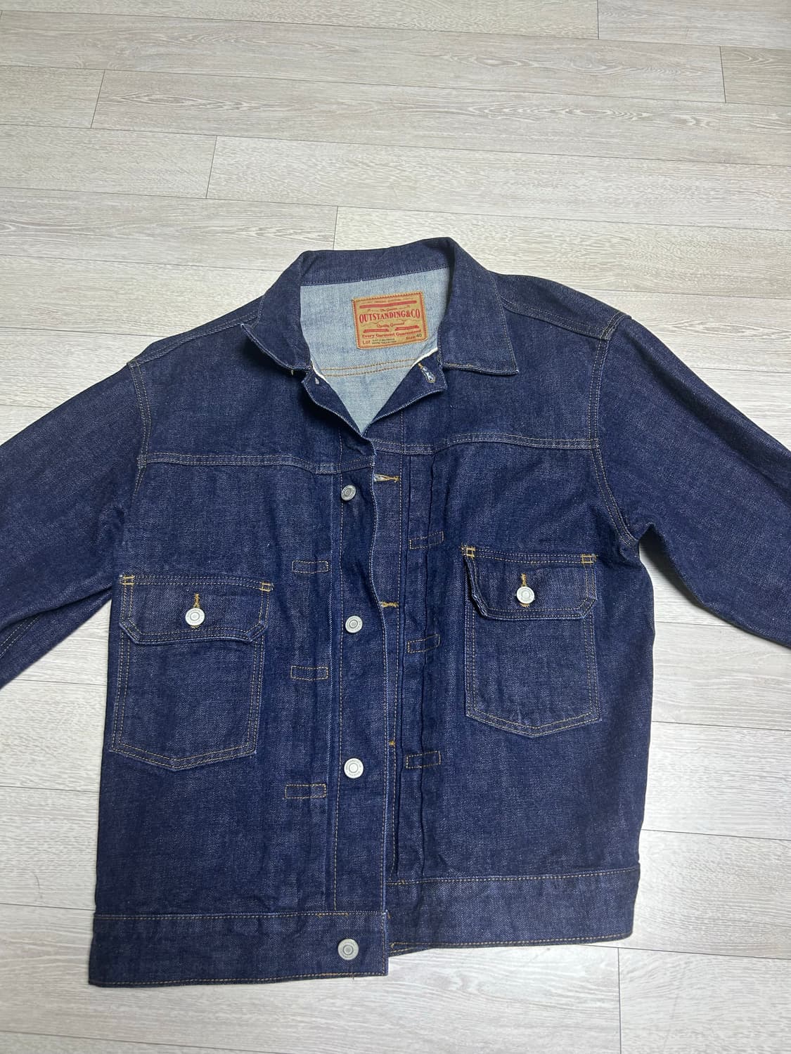 아웃스탠딩 청자켓 2세대  개봉하고 안 입은 제품 상품이미지1