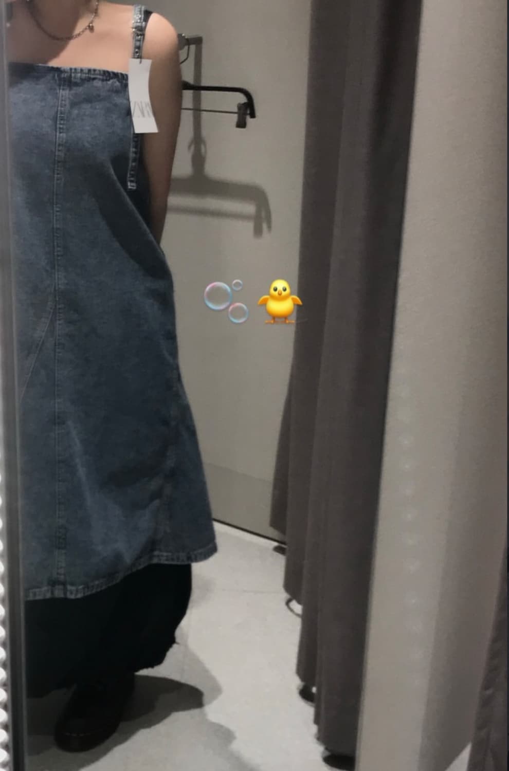 자라 슬리브리스 데님 원피스  상품이미지1