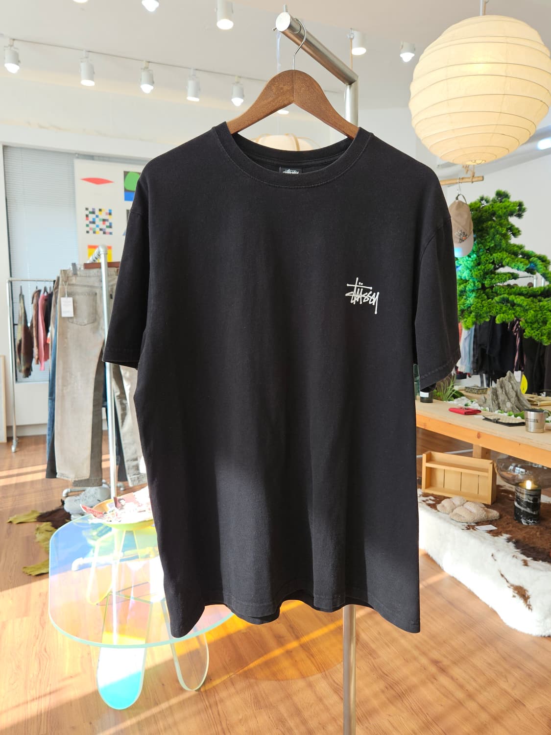 스투시 베이직 로고 티셔츠 상품이미지1