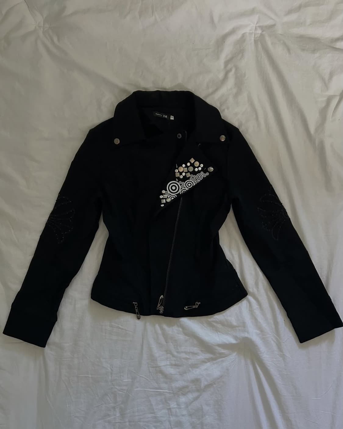 Black collar-detail jacket 상품이미지8