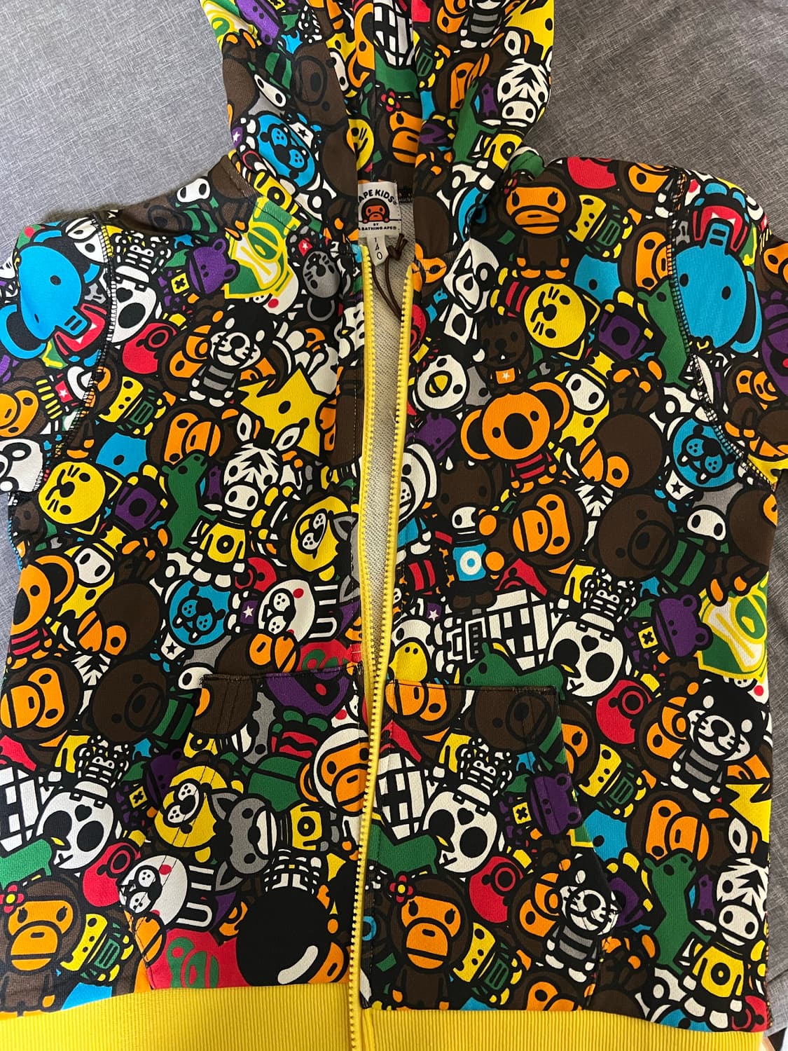 베이프 베이비 마일로 후드집업 상품이미지1