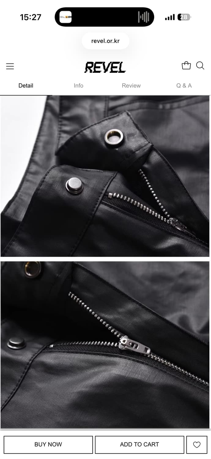 PU 레더 플레어 팬츠 상품이미지5